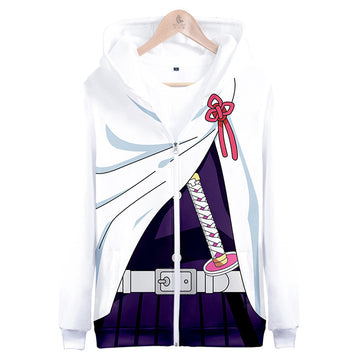 Demon Slayer Sudadera Tsuyuri Kanawo Cosplay Sudadera con Cremallera Unisex